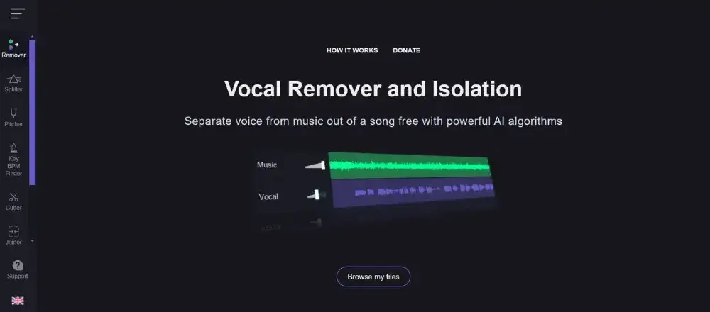 אילו תכונות מציעה VocalRemover לחובבי מוזיקה